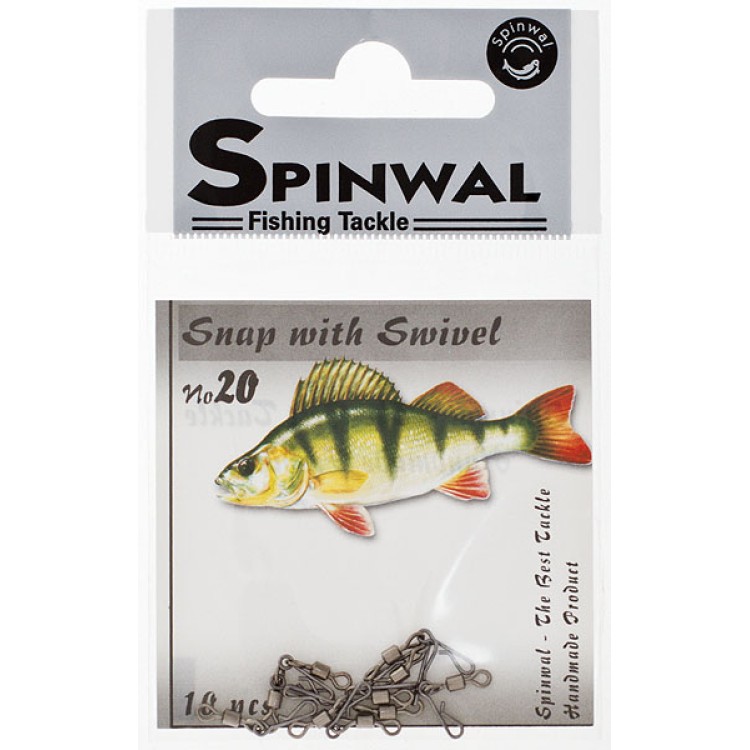 Spinwal Snap with swivel size 20 10pcs su suktuku